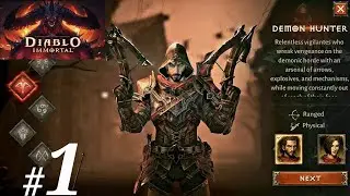 Diablo Immortal Gameplay Walkthrough Part 1 - Demon Hunter (iOS, Android)