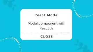 Create a modal with React | React-Modal