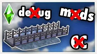 Base Game Functional Bridges WITHOUT Debug Items | Sims 4 Guide 