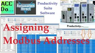 Productivity PLC Assigning Modbus Addresses 
