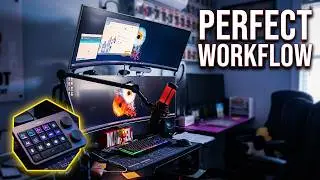 Gaming and Creative Office Setup | Ultrawide Monitors, MX Creative Console, and More
