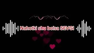 Alisher Uzoqov - Nahotki shu bolsa Sevgi❤️