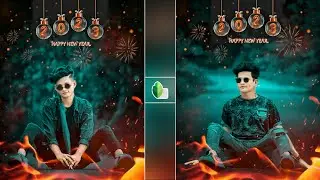 Snapseed 2023 New Year Photo Editing Trending || Happy New Year Photo Editing Snapseed