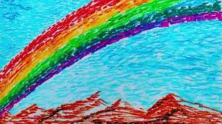 Imperfect but Addictive ASMR Music and Vibrant Colour Paintings. Frame TV screensave