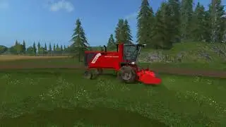 Обзор моды: КСУ1 Ростсельмаш для  Farming Simulator17