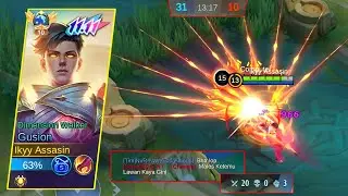 KILL 20 MENIT 13 BIKIN MUSUH MALES MAIN😎 | GUSION TIKTOK
