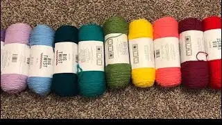 2021 Temperature Blanket March Update