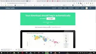 Installing Tableau Public and Creating a Profile to Publish Vis online