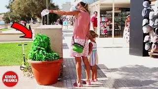 Bushman Prank: She Thought I was a Plant and She Poured Water on Me