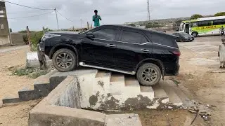 Fortuner Heavy stairs cross #fortunerlover