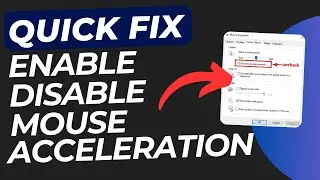 How to Turn On/Off Mouse Acceleration in Windows (2025 Easy Guide)