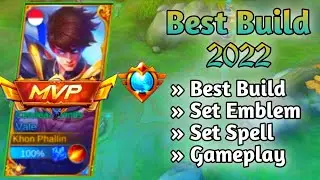 VALE BEST BUILD ITEM 2022 | VALE TOP 1 GLOBAL BUILD | VALE SET EMBLEM | VALE GAMEPLAY | VALE MLBB 🔥