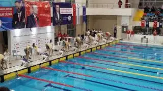 2019 25 aralık lcm milli takım seçmesi 50 m kelebek final 24.72
