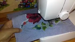 Как пришить АППЛИКАЦИЮ, простой способ.
