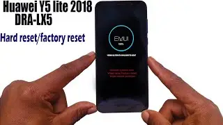 how to hard reset huawei y5 lite (2018) | huawei DRA-LX5 wipe data/factory reset easy🤑🤑🤑