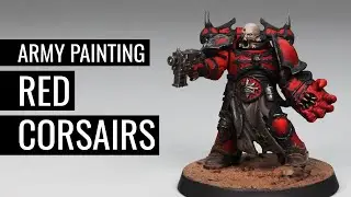 How to Paint RED CORSAIRS | Chaos Space Marines | Warhammer 40k | Heretic Astartes