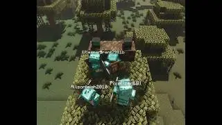 Minecraft Java Wither Fight using the replay mod!  Cinematic 4k shots with Shaders!