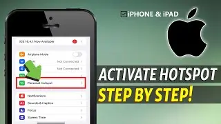 How to Turn on hotspot on iPhone | Share Hotspot Connect (2024)