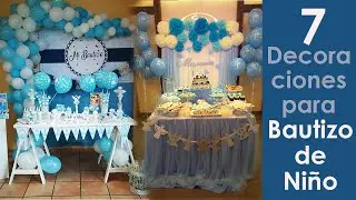 7 ideas para bautizo de niño