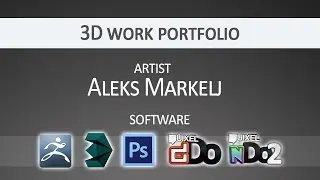 3D work portfolio: Aleks Markelj