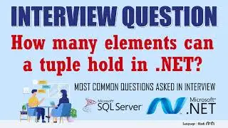 How many elements can a tuple hold in  NET in Hindi
