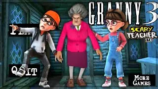 Granny 3 is Scary Teacher, Nick and Tani!
