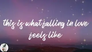 JVKE - this is what falling in love feels like (Lyric Video)