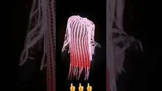 сплела платье макраме с плечиками👍👍👍 