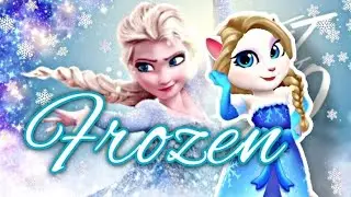 My talking Angela 2 Frozen Elsa day AMV ❄️💙song:- let it go❄️💙#mytalkingangela2#frozen#elsa