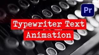 Typewriter Text Effect | in Premiere Pro Tutorial (The Easiest And Fastest Way To Do It)