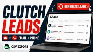 Find Agency Leads from Clutch.co | Email Finder & CSV Export Tool | LeadStal