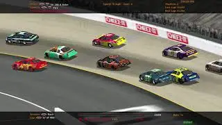 FULL RACE! Nr2003 Dinoco 400 NASCAR Racing 2003 Season Pixar Cars Mod Bristol Piston Cup