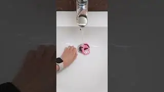 The soap is slippery 😂 