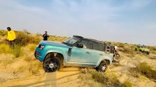 Socha nahi tha Jatt Prabhjot Bhai Ki Defender Aese Fass Jayegi Desert Me