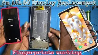 Samsung A51 5G Screen Replacement || fingerprints it’s Working 💯📱