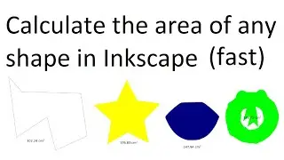 Calculate the area of any shape in Inkscape (fast)