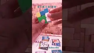 OLL#2 . 2nd Algorithm of OLL . Rubik's cube Short. 