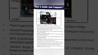 What is inside your Computer?