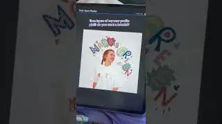 How to make a cute profile pic with iPad and procreate 