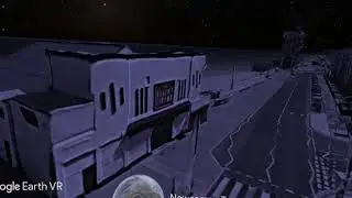 Redcar at night in Google Earth VR