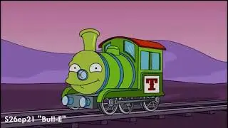 Thomas and friends references in the Simpsons