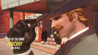 Nadie lo vio venir McCree on fire! Overwatch Forcray's highlight
