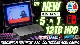 The NEW Kinhank 5 in 1 12TB HDD (Unboxing and Exploring 280+ Collections and 80k+ Games!)