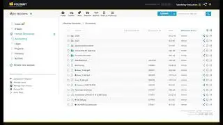How to Rearrange the Main Sections in Folderit DMS