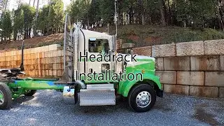 2024 Kenworth Log Truck Build Headrack Installation
