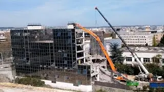 Destruction de l'immeuble 