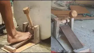 how to make a drum pedal out of wood