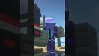 surving on a Raft In Minecraft #minecraft #mcflame #gaming #shorts #trending