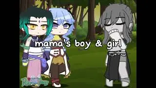 Mama's boy || Guizhong, Xiao and Ganyu