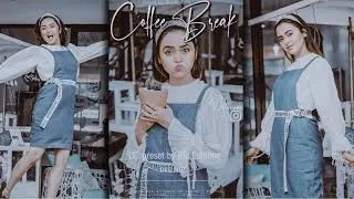 Coffee Break Lightroom preset| Lightroom Editing|Free lightroom presets|Blu Editions|Editing